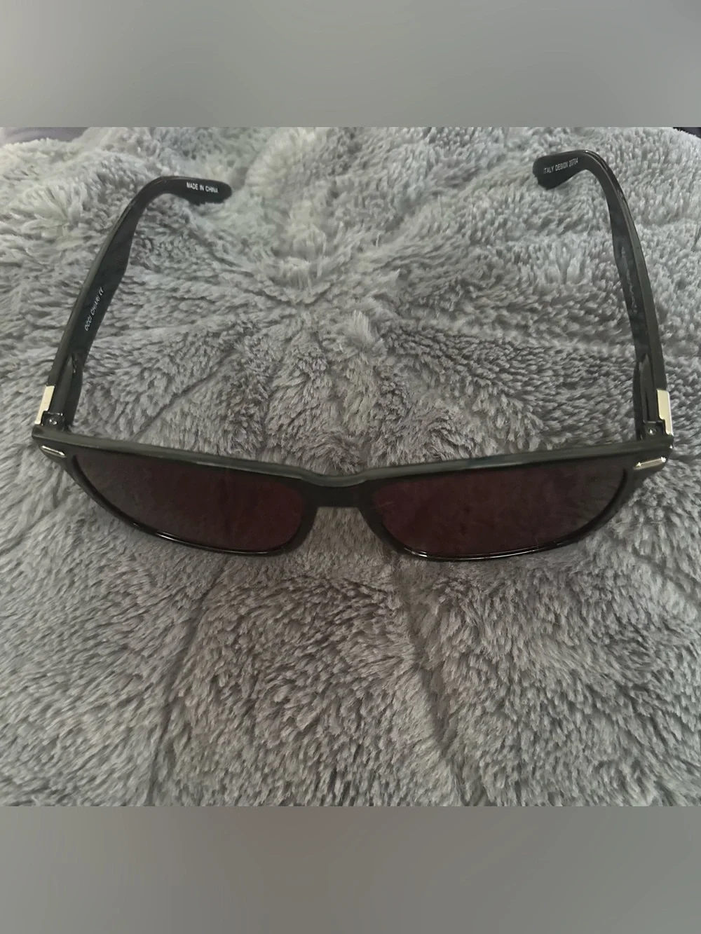 Occi Chiari Black Sunglasses with Red Cleaning Cloth